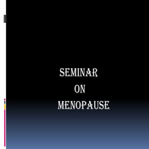 Menopause ppt