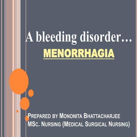 Menorrhagia