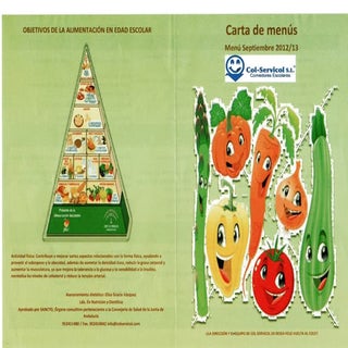 Menúpara el mes de septiembre