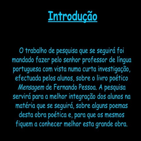 Mensagem   Fernando Pessoa