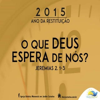 O que Deus Espera de Nós?