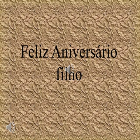 Mensagem ao meu filho