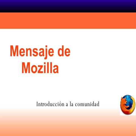 Mensaje Mozilla
