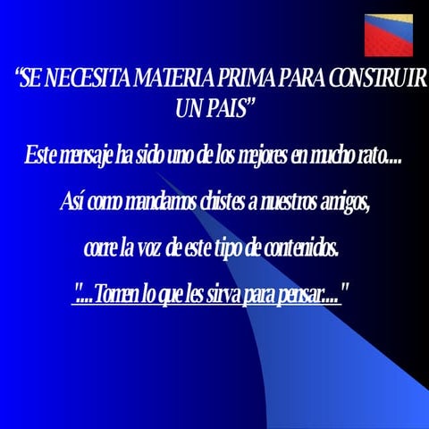 Mensaje para colombianos