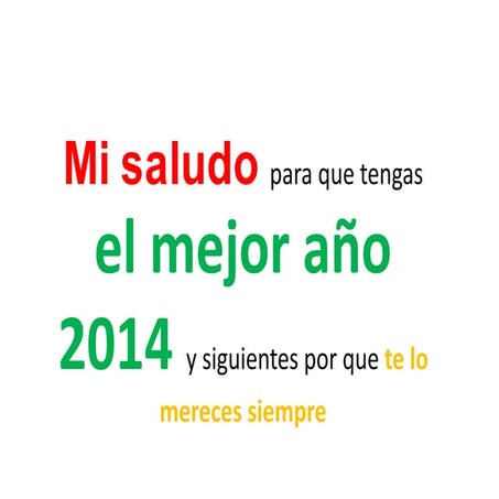 Mensaje 2014 del Profesor Jacobo Malowany