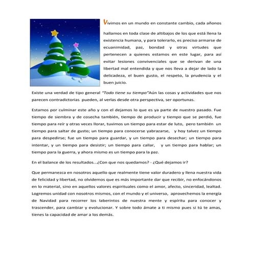 Mensaje navidad 2012