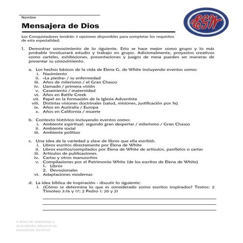 Mensajera de dios | PDF