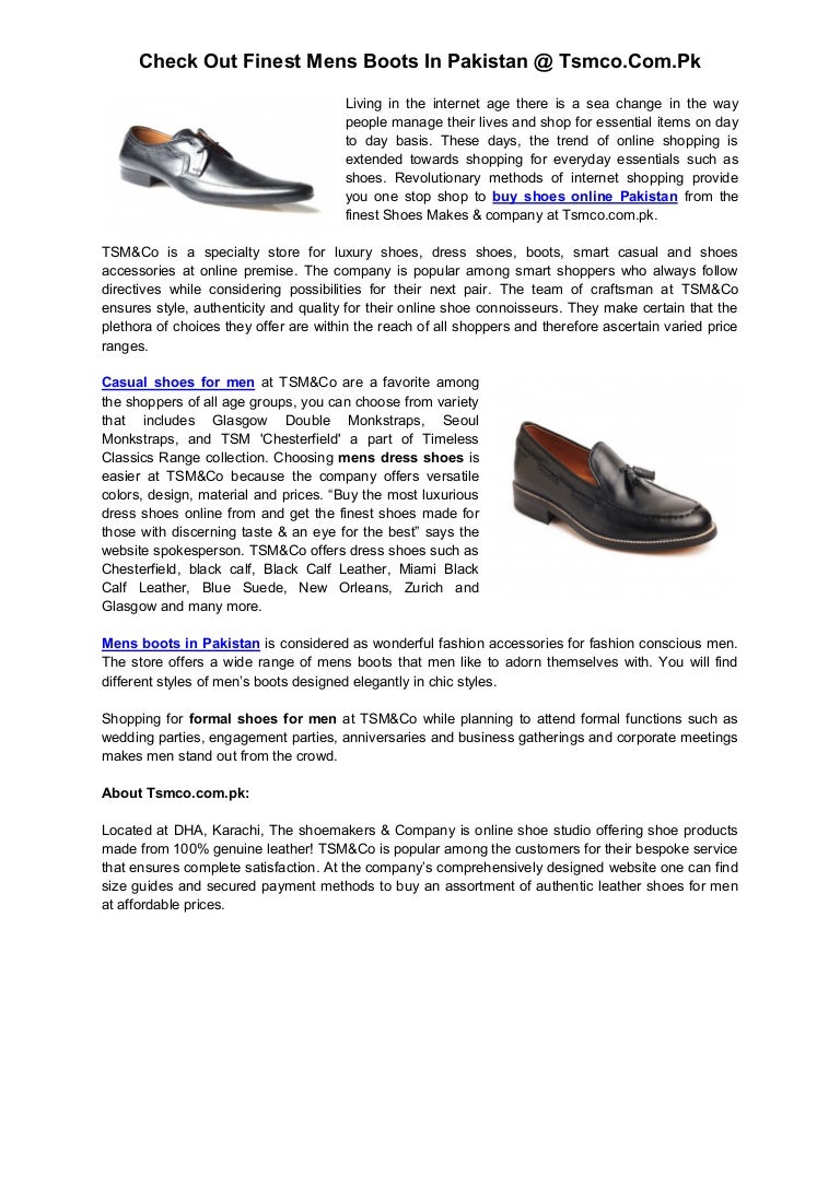 Mens boots in pakistan