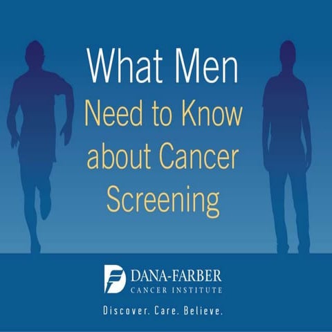 What Cancers Should Men Be Screened For?