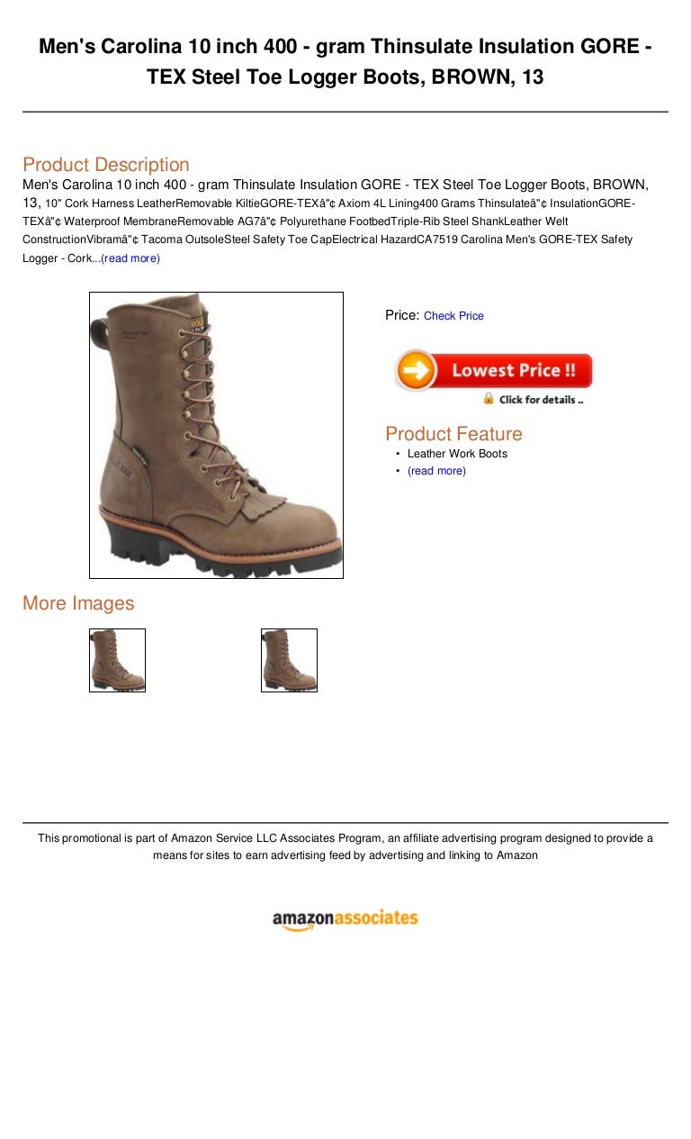 carolina gore tex boots