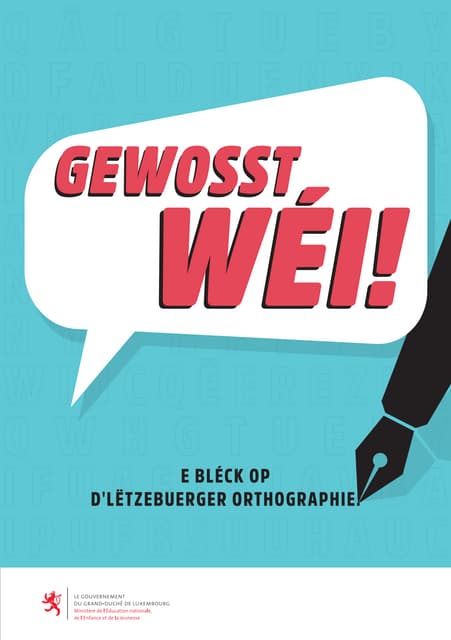 Schreiwen.lu - brochure