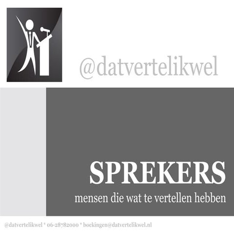 mensen die wat te vertellen Hebben | PDF