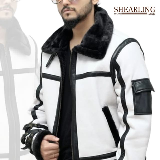 Heritage RAF B‑3 Shearling Bomber Jacket main image 1