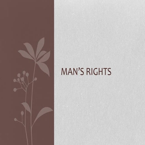 Men's rights | PPTX