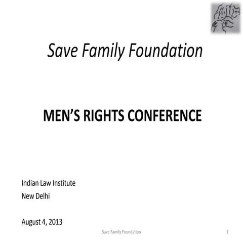 Men’s rights conference final | PPTX