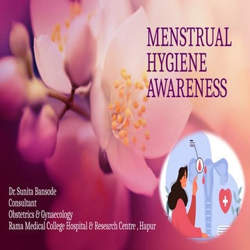 MENSTRUAL HYGIENE AWARENESS FOR ADOLESCENT