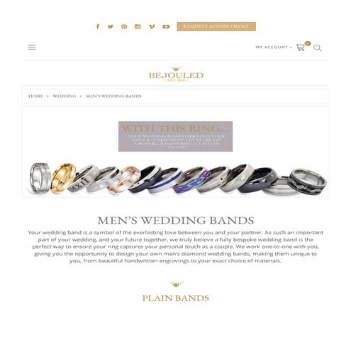 Mens wedding bands