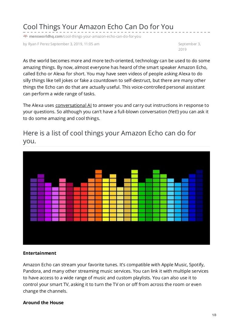 things that alexa can control