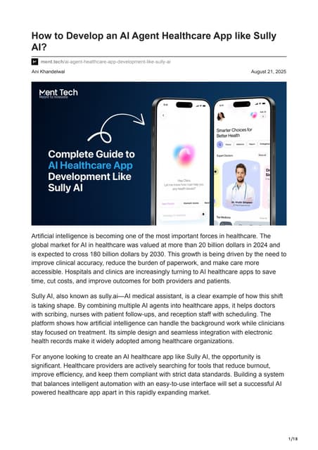 ment.tech-How to Develop an AI Agent Healthcare App like Sully AI (1).pdf