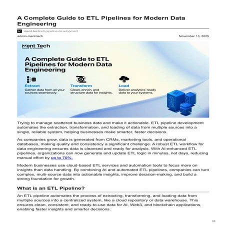 Zero ETL vs. Traditional ETL: A Modern Guide | PDF
