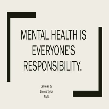 Mental health | PPTX