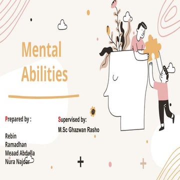 Mental Abilities......................................