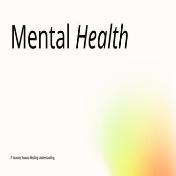 Mental Health Matters in This chaotic world