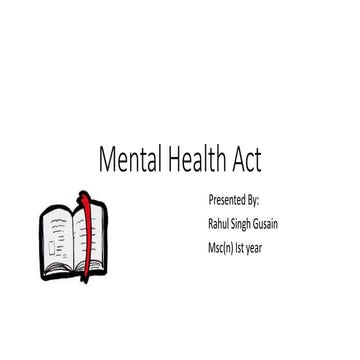Mental health act