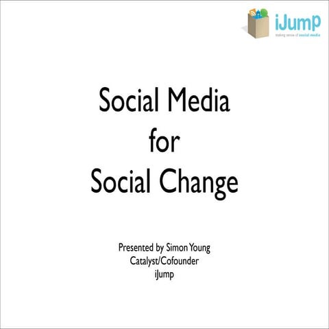 Social Media and Social Change in New Zealand