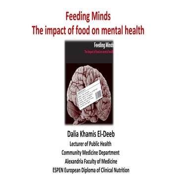 Mental health and nutrition
