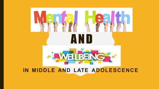 Mental Health and Well being for students | PPT