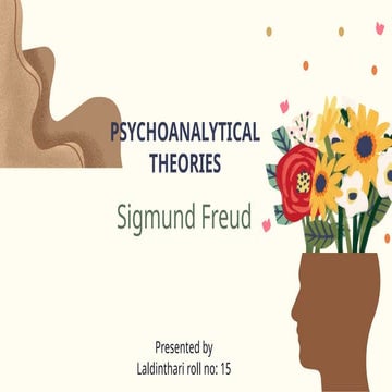psychoanalytic theory by Sigmund Freud_ppt | PDF