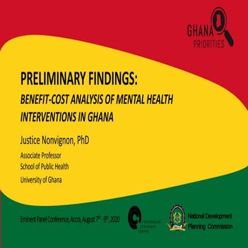 Ghana Priorities: Mental Health | PPT