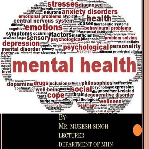 Mental Health Nursing: General Principles. 