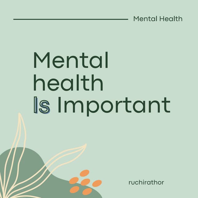 Mental health is Important | PDF