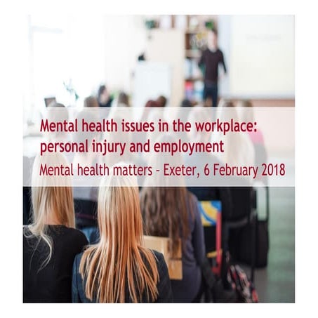 Introduction to Mental Health: Wellbeing at Work 2020 | PDF