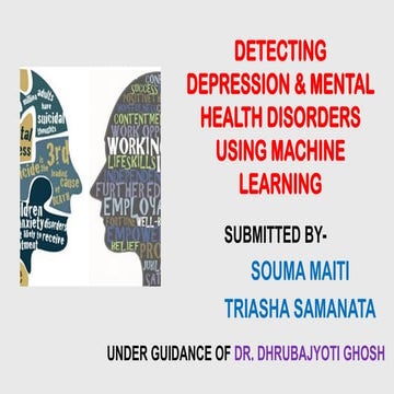 Mental Health Prediction System Using Machine Learning | PPT