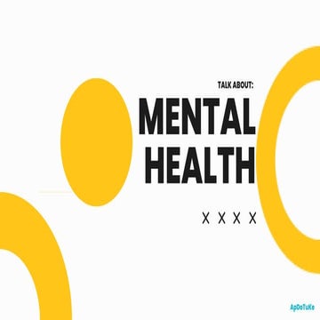Mental Health and Coping Strategies to Adolscents | PPTX
