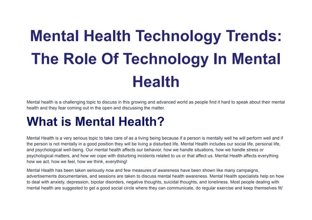 The Impact of Technology on Mental Health and Well-being.pdf