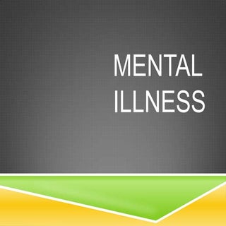 Mental illness[1]