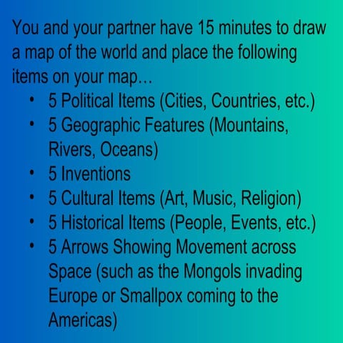 Mental Map Of The World, Cultural Bias, And Geography