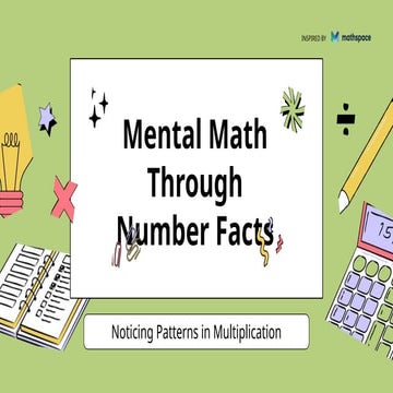 Mental Math Patterns in Multiplication and Division Education ...