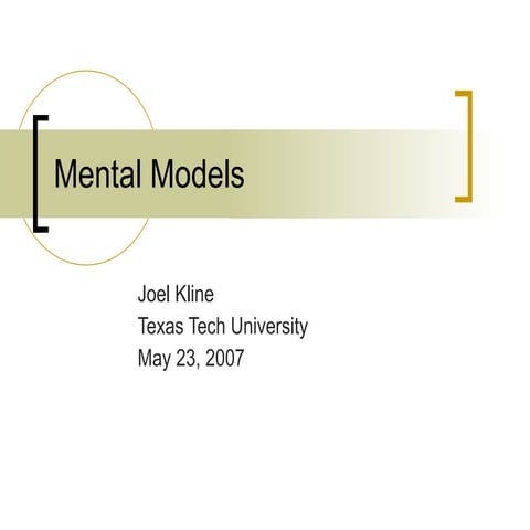 Mental models