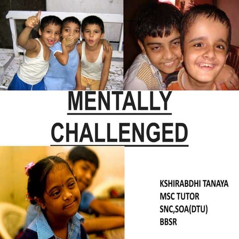 Mental retard ppt