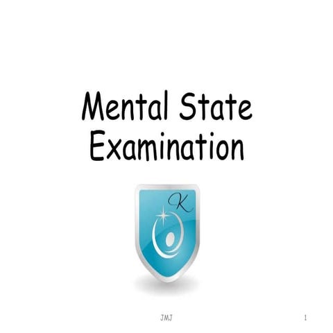 Mental State Examination