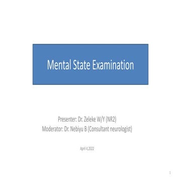 Mental state examination - Zleke edited by Sami.pptx