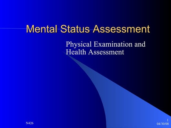 Assessment 1 Batomi 2009 Ppt | PPT