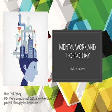 Mental work and technology retry