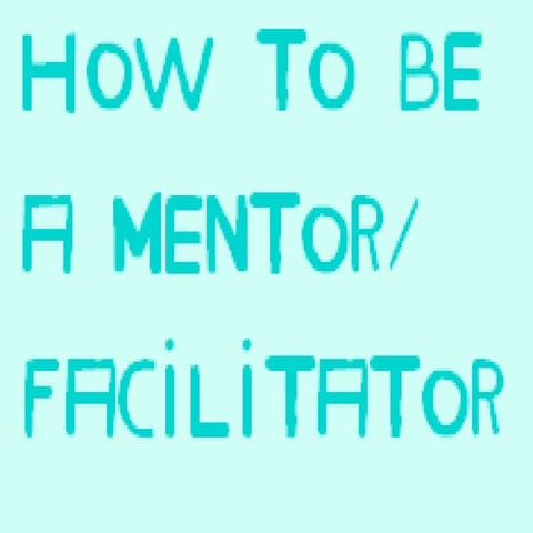 how to be a mentor