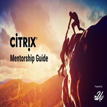 Citrix Mentor Guide